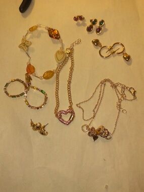 Gold-Tone jewelry set never used